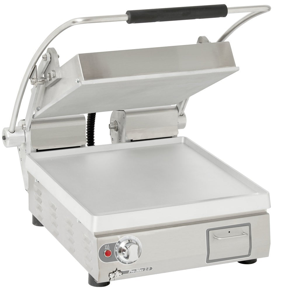 Star Pro-Max® 2.0 PST14T 14" Panini Grill, Smooth Aluminum Plates, Digital Timer