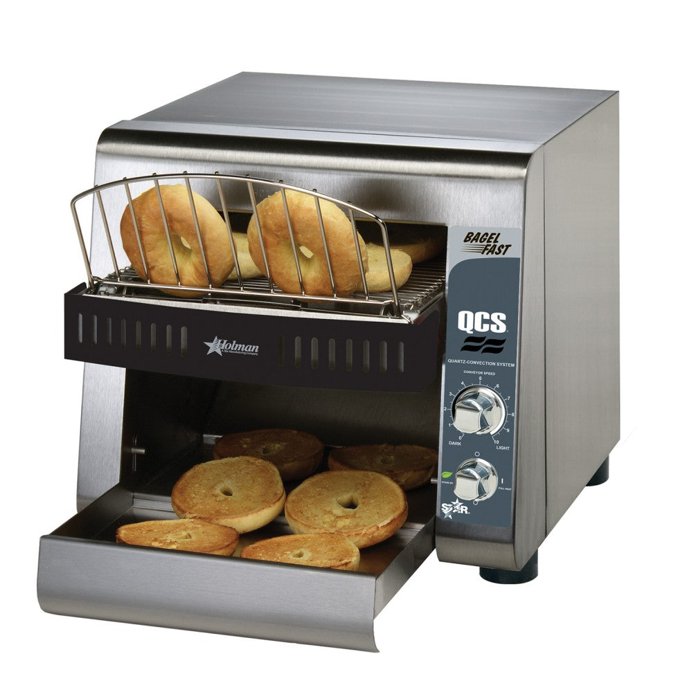 Star QCS1-500B Conveyor Toaster, 500 Bagels/Hour, 1.5" Opening, 120V