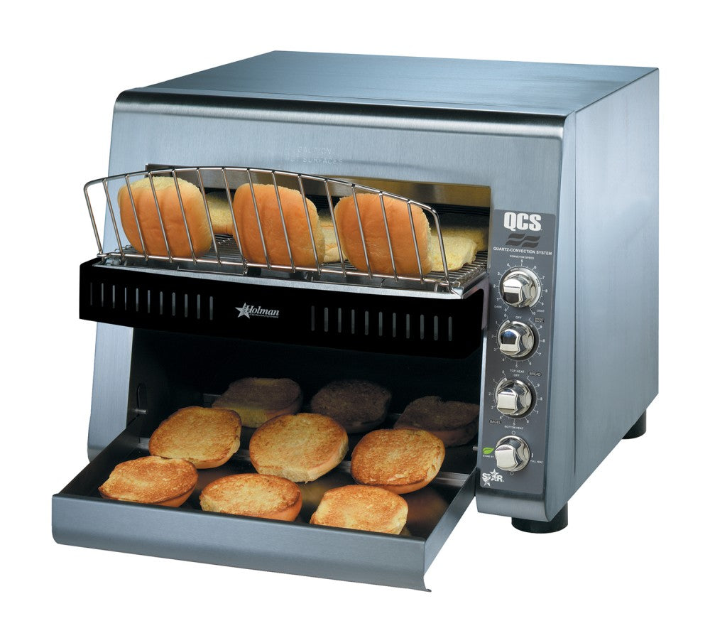 Star QCS3-1400BH Conveyor Toaster, 1,400 Slices/Hour, 3" Opening