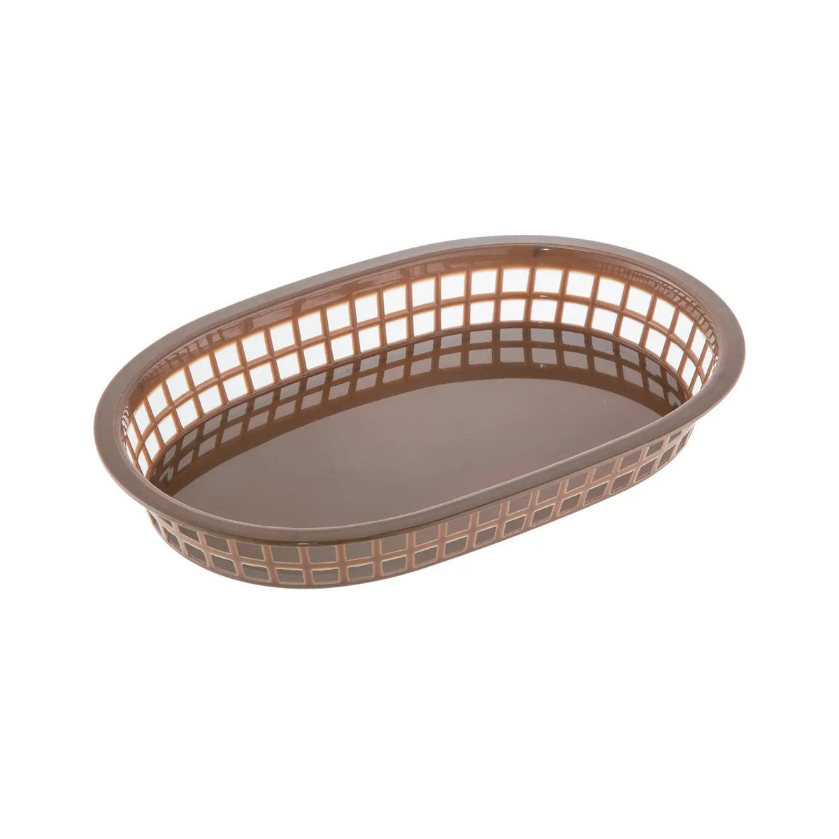 CAC China TTFB-10BN Fast Food Basket PP Oblong Brown 10-7/8"L Case Pack of 12 by CAC China (cac-china-ttfb-10bn-fast-food-basket-pp-oblong-brown-10-7-8l-case-pack-of-12)