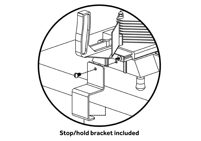 Winco TTS - 188S, Kattex 3/16" Serrated Blade Tomato Slicer, NSF