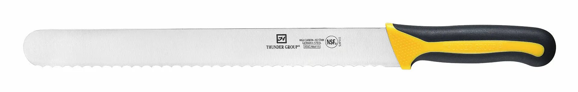 Thunder Group SLKF515 12" Wavy Edge Slicer with Soft-Grip Handle Product Image
