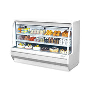Turbo Air TCDD-72H-W-N 72.5" Refrigerated Full-Service Deli Display Case with Curved Glass