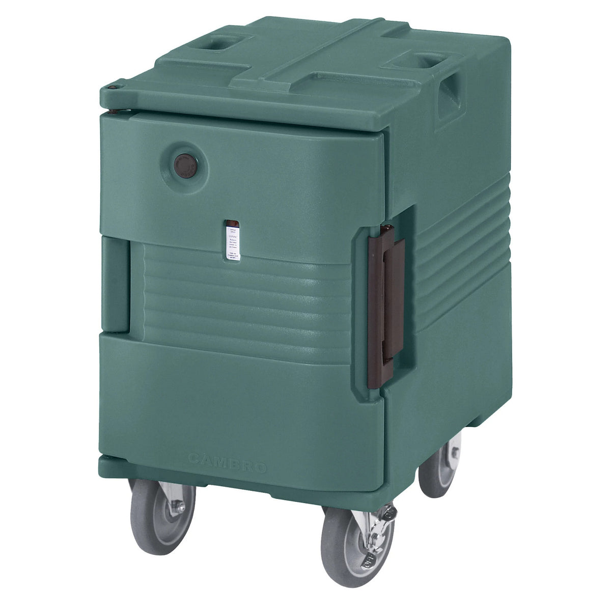 Cambro UPCHW4002192 Ultra Pan Carrier H-Series, With Casters, 220V - Granite Green