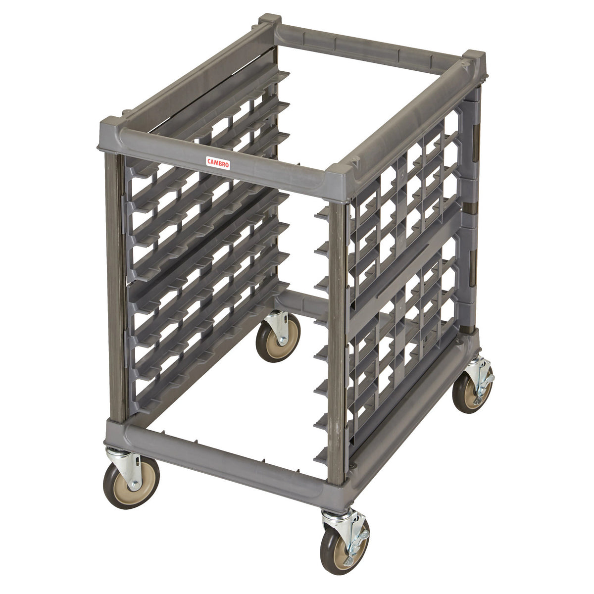 Cambro UPR1826U8580 Ultimate Sheet Pan Rack, Undercounter, 8 Pans - Brushed Graphite