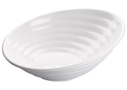 Winco WDM003 - 201, 12" Hailey Melamine Angle Bowl, White, 12pcs/case