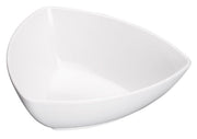 Winco WDM005 - 203, 9" Elista Melamine Triangular Bowl, White, 24pcs/case