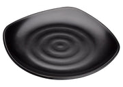 Winco WDM013 - 301, Rika 8 - 3/4" Melamine Square Plate, Black, 24pcs/case