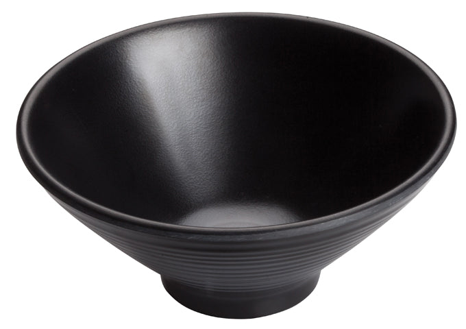 Winco WDM014-304, Togashi 9"Dia Melamine Bowl, Black, 24pcs/case