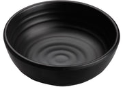 Winco WDM017 - 302, Haruki 4" Melamine Round Dish Bowl, Black, 48pcs/case
