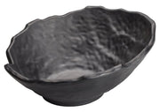 Winco WDM019 - 308, 9"Dia Kaori Melamine Angled Bowl, Black, 12pcs/case