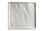 Winco WDP001 - 205, Ardesia Calacatta 6 - 7/8"Sq Porcelain Square Platter, Creamy White, 4 pcs/pack