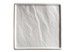 Winco WDP001 - 209, Ardesia Calacatta 14 - 1/8"Sq Porcelain Square Platter, Creamy White, 2 pcs/pack