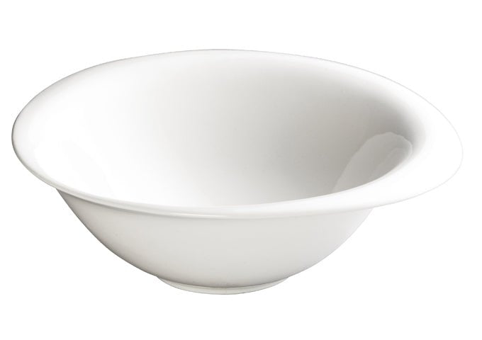 Winco WDP004 - 208, 10"Dia. Ocea Porcelain Round Bowl, Creamy White, 12 pcs/case