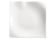 Winco WDP010 - 101, 9"Sq Falette Porcelain Square Plate, Bright White, 12 pcs/case