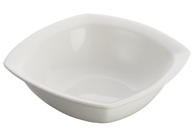 Winco WDP020-101, Kester 5-1/2" Porcelain Square Bowl, Bright White, 36 pcs/case