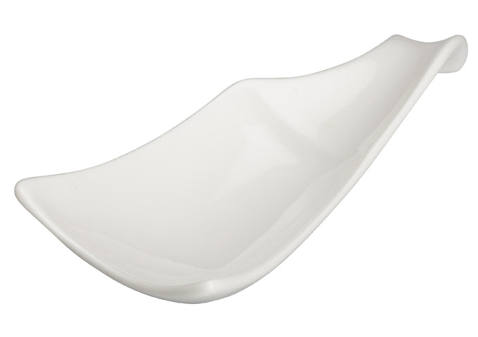 Winco WDP021-113, 9-3/8" x 3-1/2" Mescalore Porcelain Plate, Bright White, 36 pcs/case