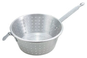 Winco ASS-10 10" Aluminum Spaghetti Strainer Product Image