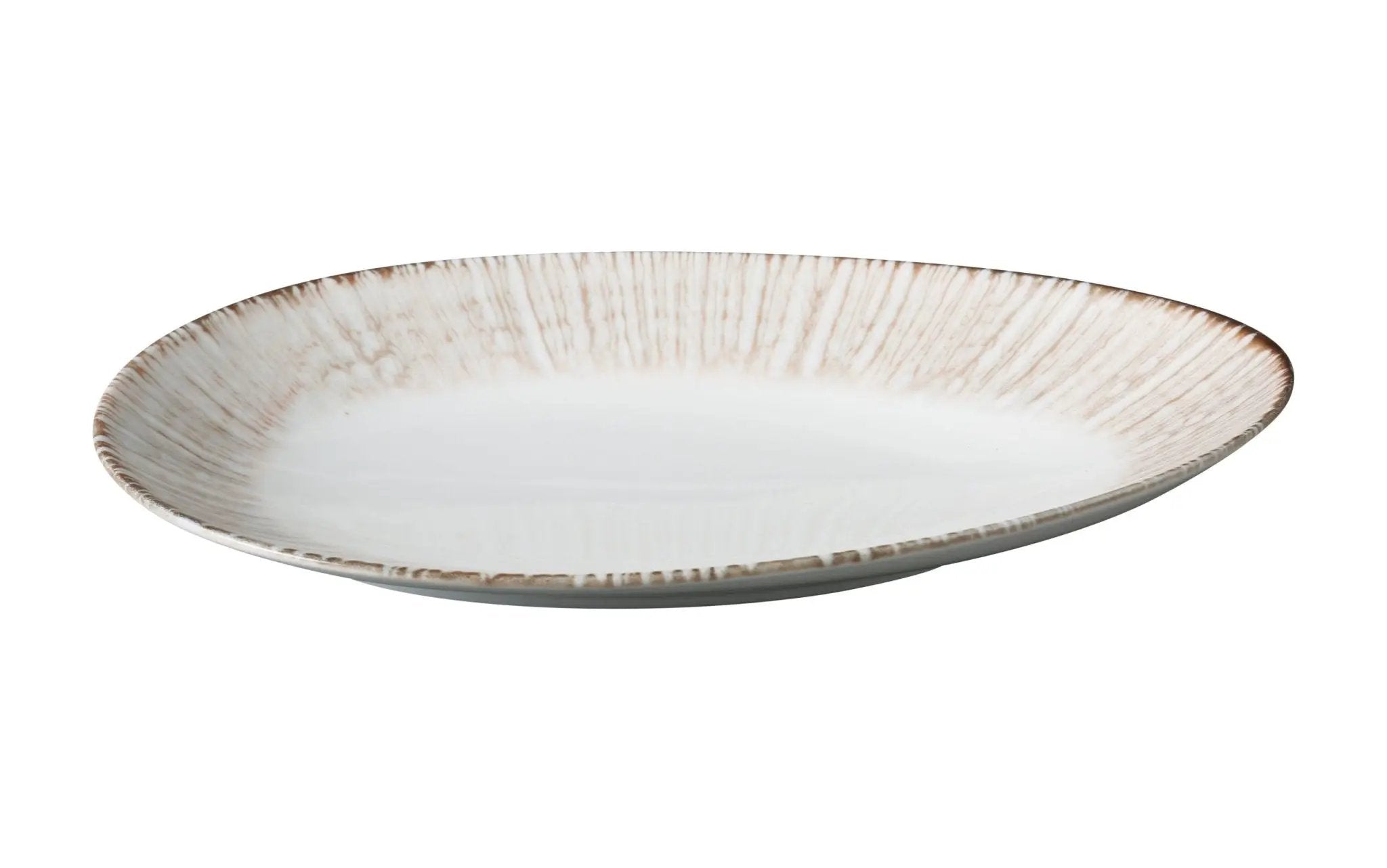 Yanco LE-311 Legna Chinaware 11 3/4" X 7" X 1 7/8" Deep Oval Plate Product Image
