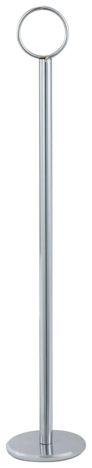 12" Table Number Holder, Chrome by Winco (12-table-number-holder-chrome)