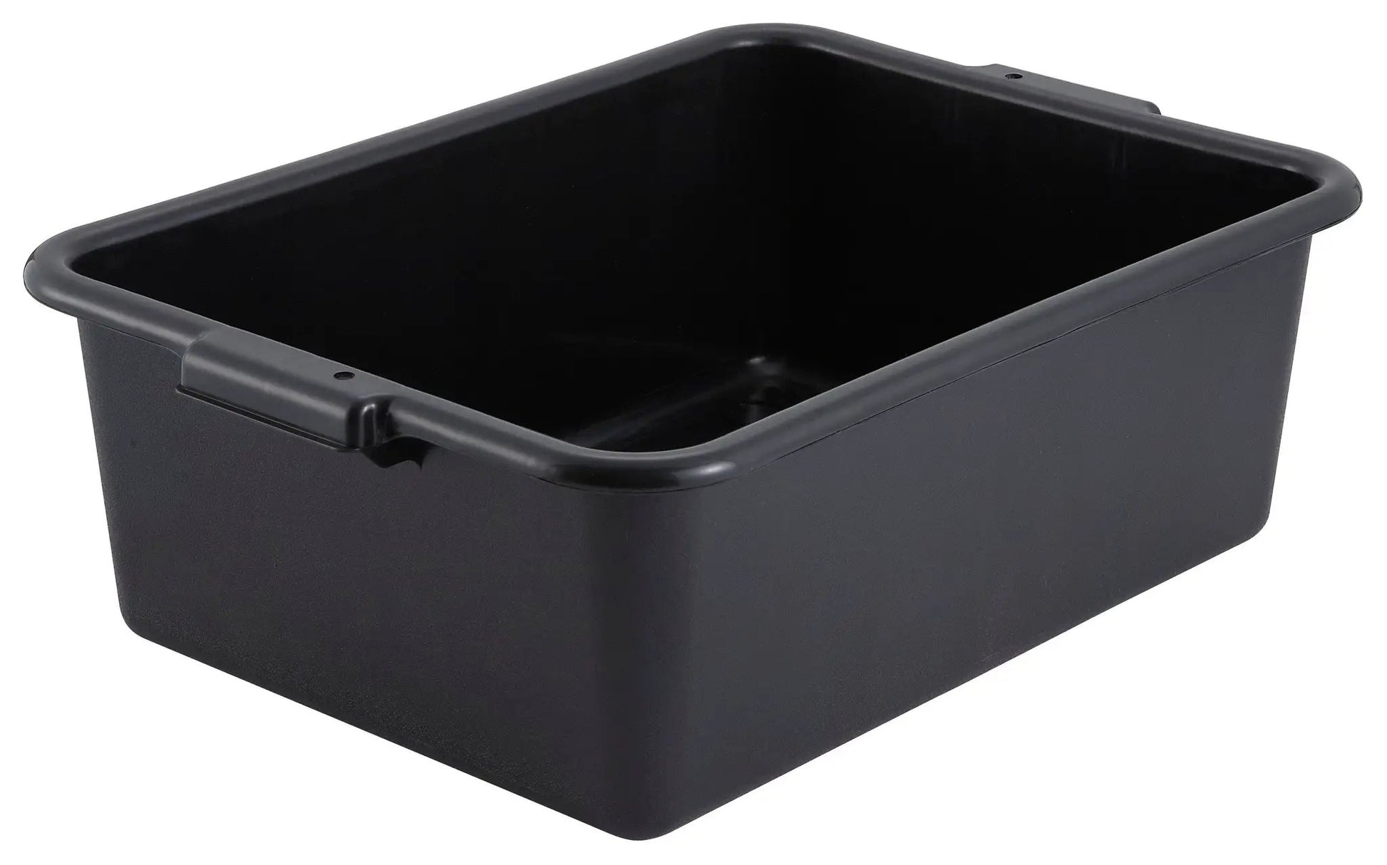 7" Dish Box, Standard Weight, Black by Winco (7-dish-box-standard-weight-black)