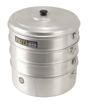 Commercial Aluminum Momo Dumpling Steamer - 11 Inch