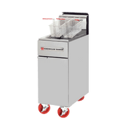American Range AF-50HE 50 lb Gas Floor Fryer, 75,000 BTU, ENERGY STAR