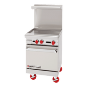 American Range AR-24G-SB 24" Gas Range, 24" Griddle, Storage Base