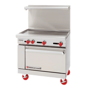 American Range AR-36G 36" Gas Range, 36" Griddle, Standard Oven