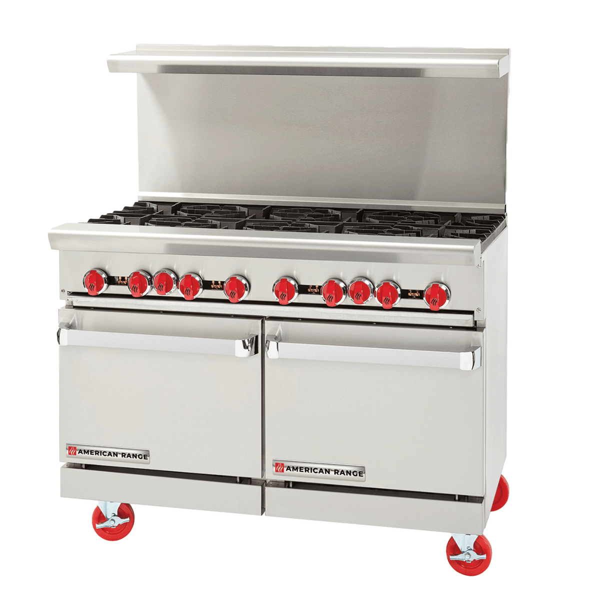 American Range AR-48G-DSB 48" Gas Range, 48" Griddle, (2) Storage Bases