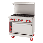 American Range AR-6-C 36" Gas Range, 6 Burners, Convection Oven
