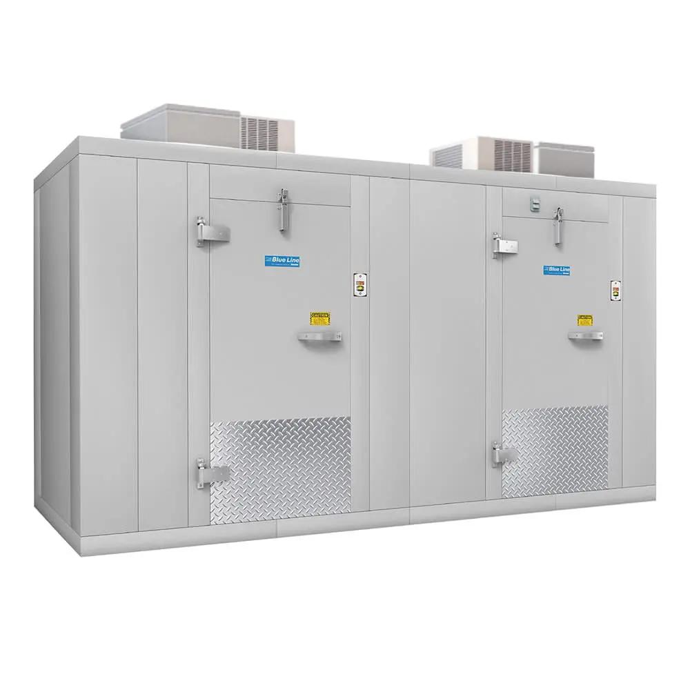 Arctic BL128 COMBO-CF-SC 8' x 12' Indoor Walk-In Cooler/Freezer Combo w/ Top-Mounted Compressor - Floor by Arctic (arctic-bl128-combo-cf-sc-8-x-12-indoor-walk-in-cooler-freezer-combo-w-top-mounted-compressor-floor)