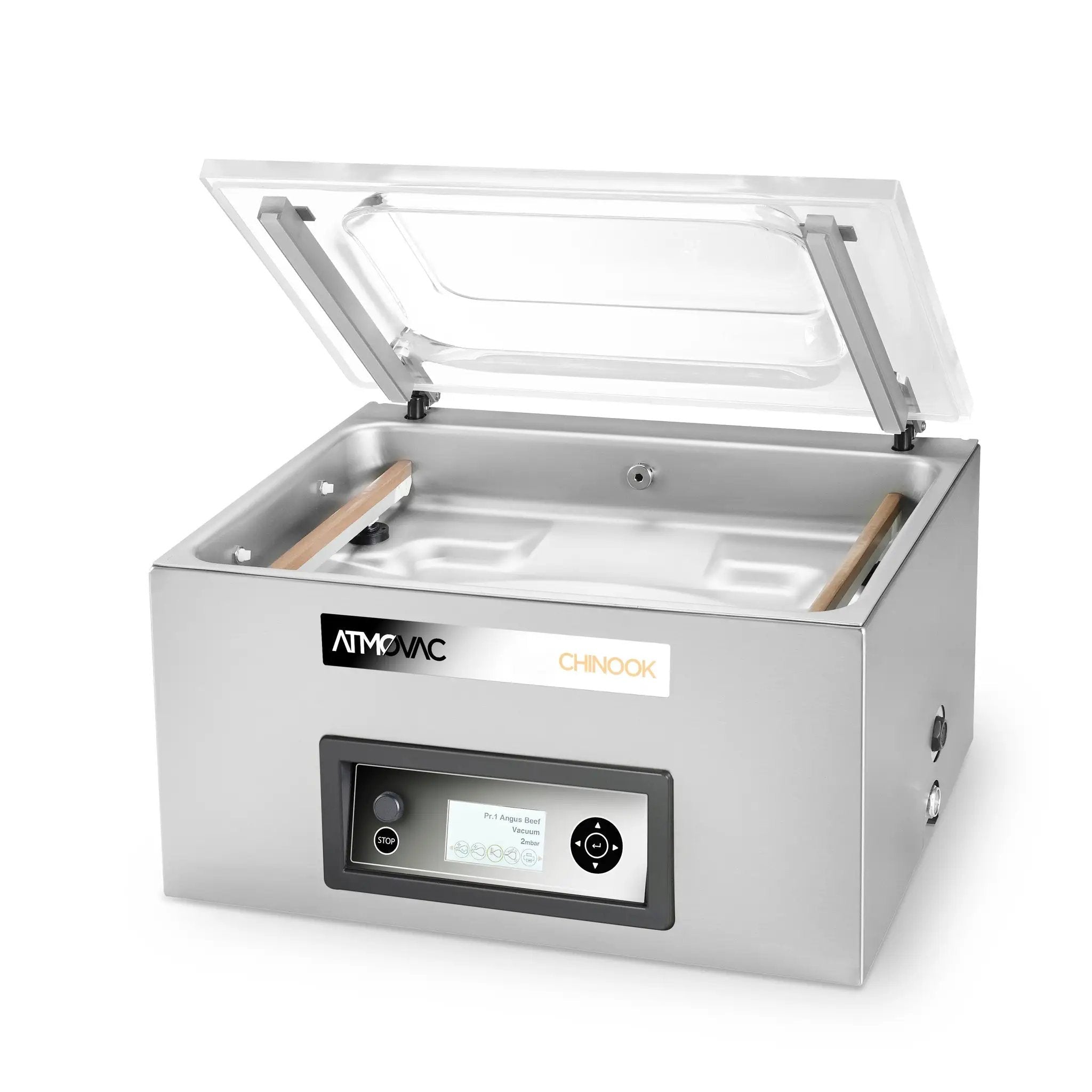 Atmovac CHINOOK16D+ VacPak 25m3 ACS Double Beam Chamber Vacuum Sealer 110V