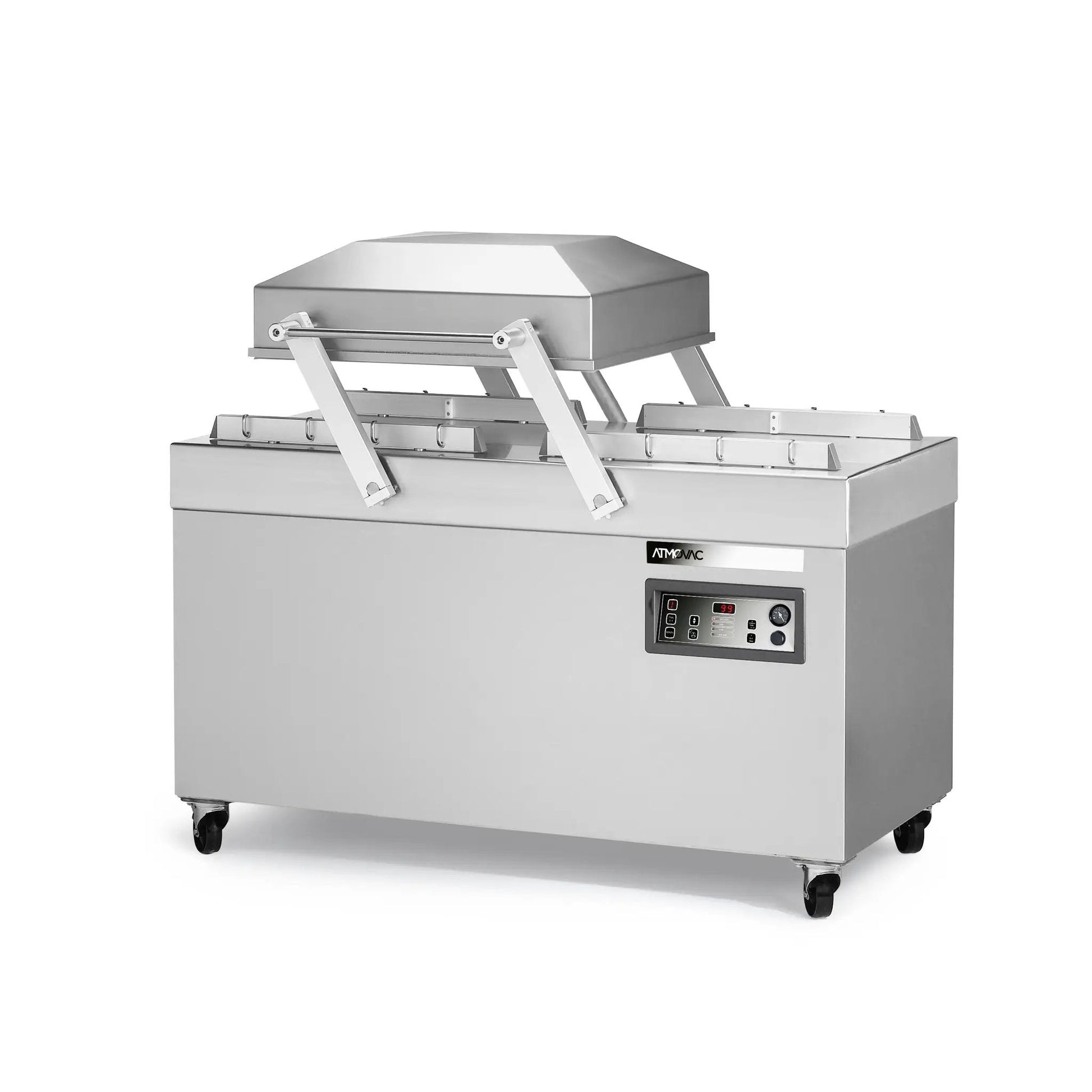 Atmovac SOLAR224D3W Industrial Wide Double Chamber 4 Seal Bars Floor Vacuum Sealer 208V