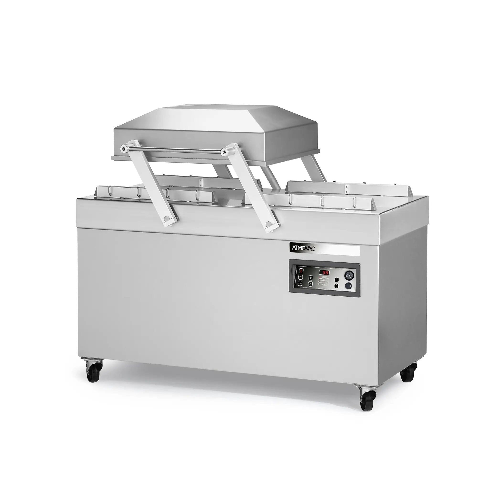 Atmovac SOLAR224D3W Industrial Wide Double Chamber 4 Seal Bars Floor Vacuum Sealer 208V