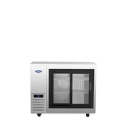 ATOSA SBB48SGGRAUS1 – 48″ Shallow Depth Back Bar Cooler with Glass Sliding Doors