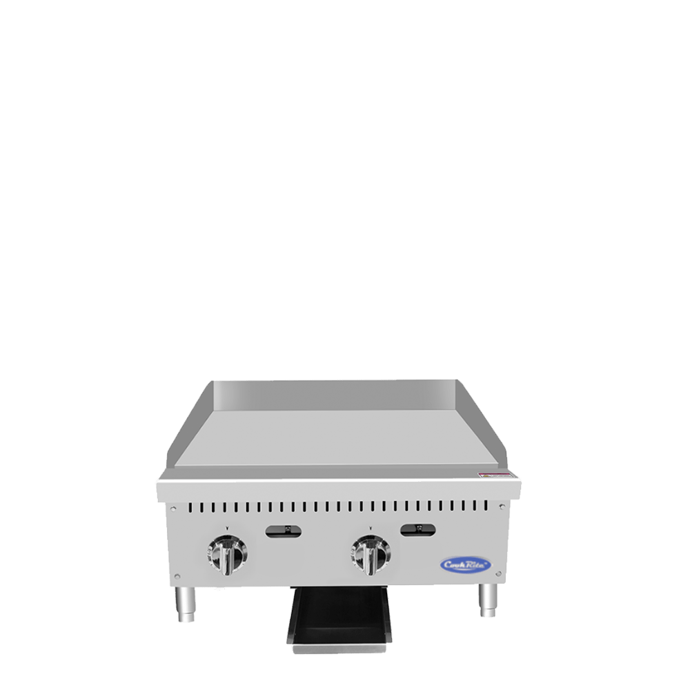 ATOSA 24 Inch Thermostatic Griddle ATTG - 24 with 1 Inch griddle plate