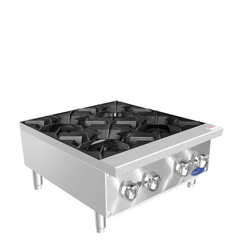 ATOSA ACHP - 4, 24 Inch (4) burner hot plate with Total 128,000 B.T.U.