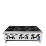 ATOSA ACHP - 6, HD 36 Inch (6) burner hotplate with total 192,000 BTU