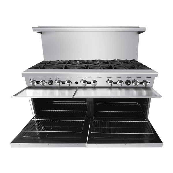 AGR-10BAtosa AGR-10B 60" 10-Burner Commercial Gas Range with 2 Ovens
