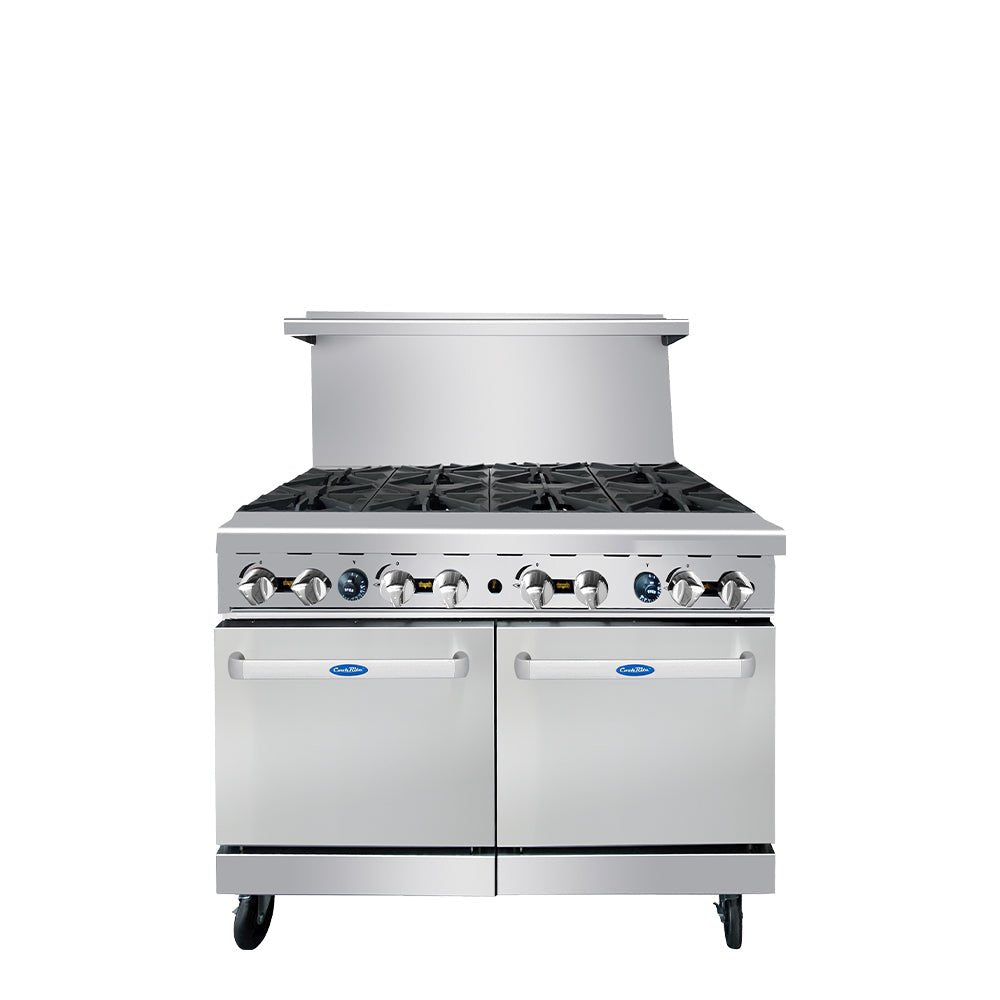 ATOSA AGR - 8B — 48″ Gas Range with Eight (8) Open Burners, 4 Oven Racks