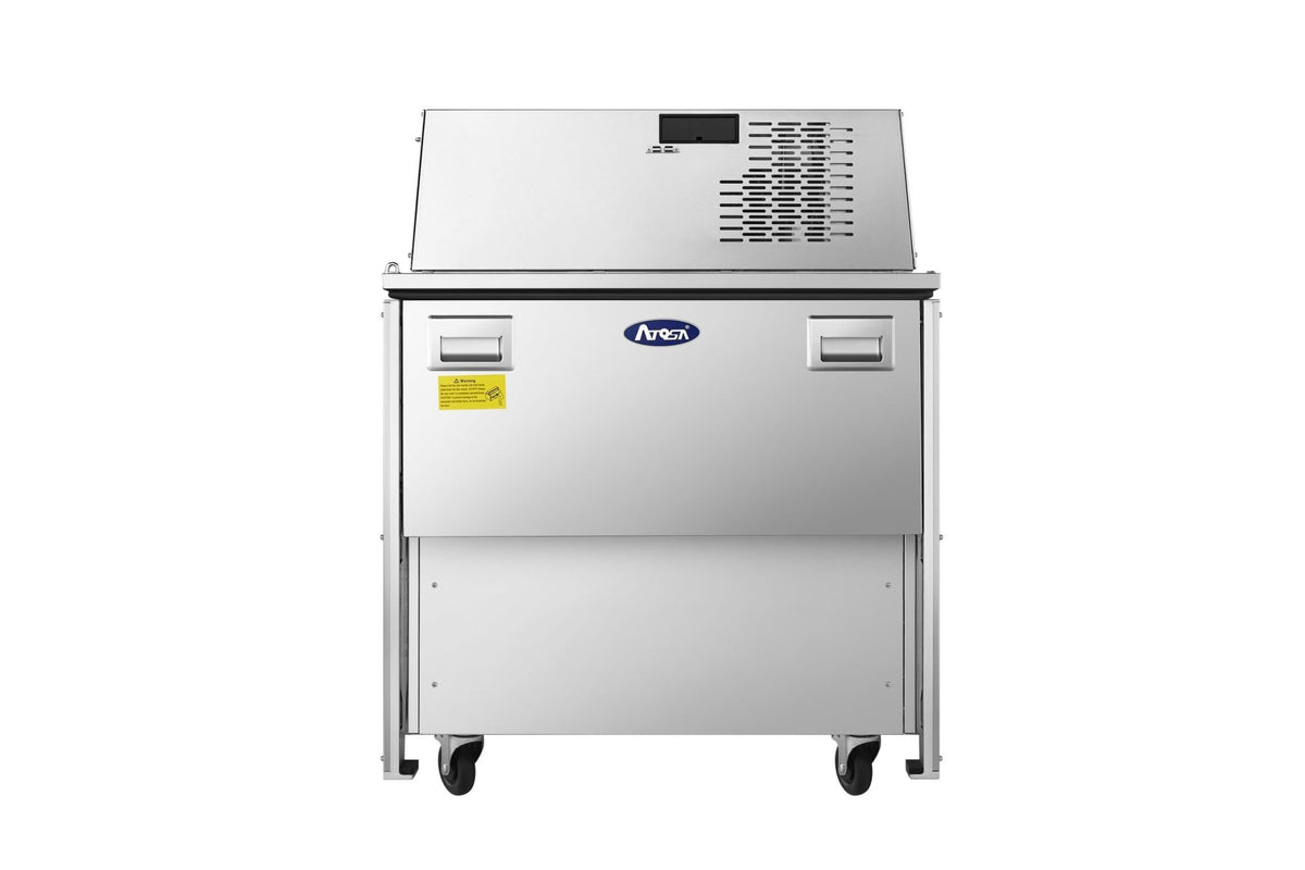 Atosa AMC-3401 34" Forced Air Milk Cooler, 11.69 Cu. Ft.
