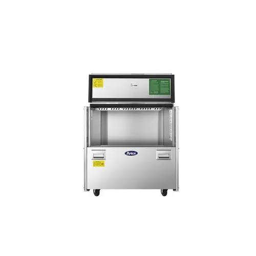 Atosa AMC-3401 34" Forced Air Milk Cooler | 8 Crate 115V Open Image