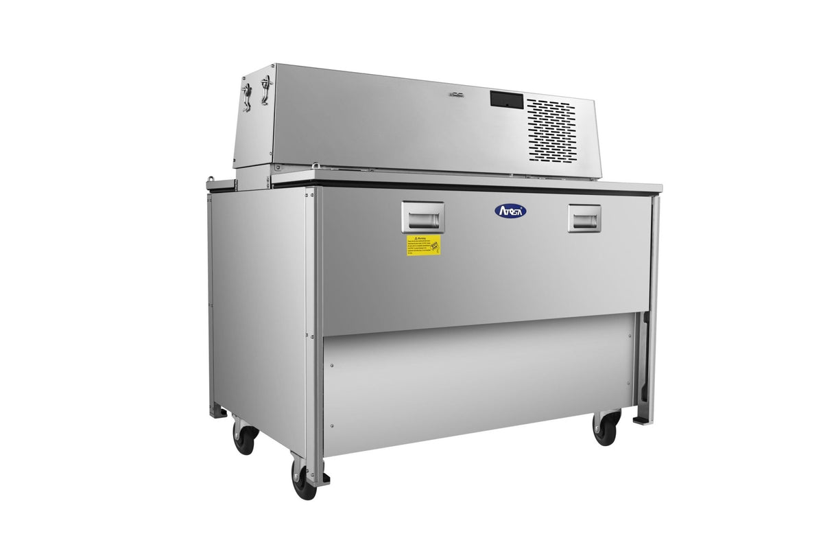 Atosa AMC-4902 49" Forced Air Milk Cooler, 17.52 Cu. Ft.