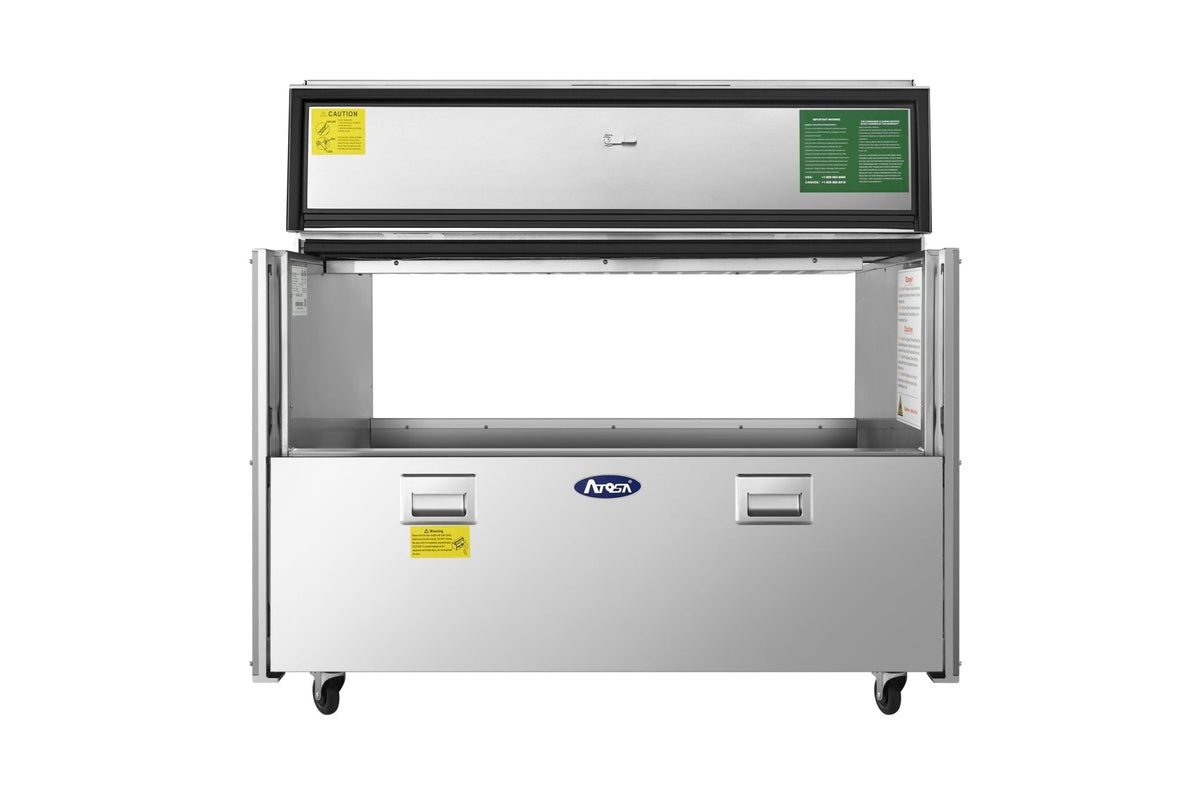 Atosa AMC-4902 49" Forced Air Milk Cooler, 17.52 Cu. Ft.