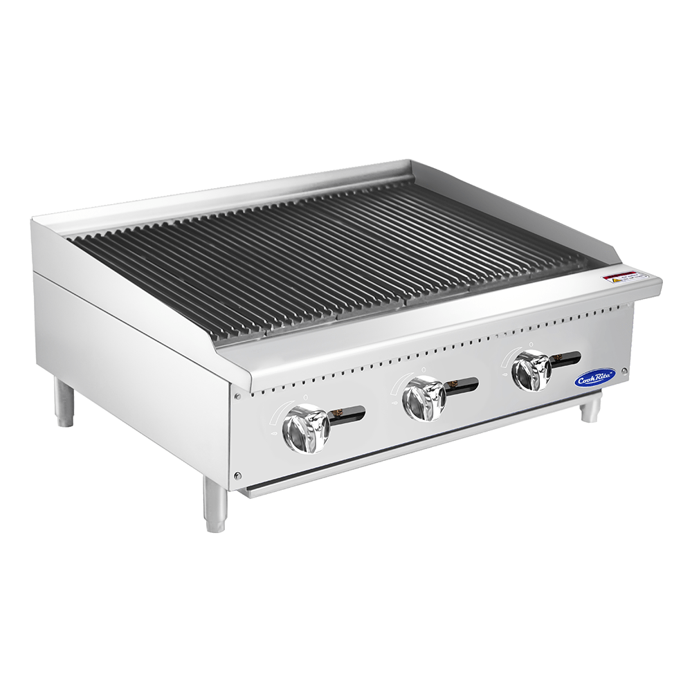 ATOSA ATCB - 36, 36 Inch (91.44cm) Char - rock Broiler with Total 105,000 BTU