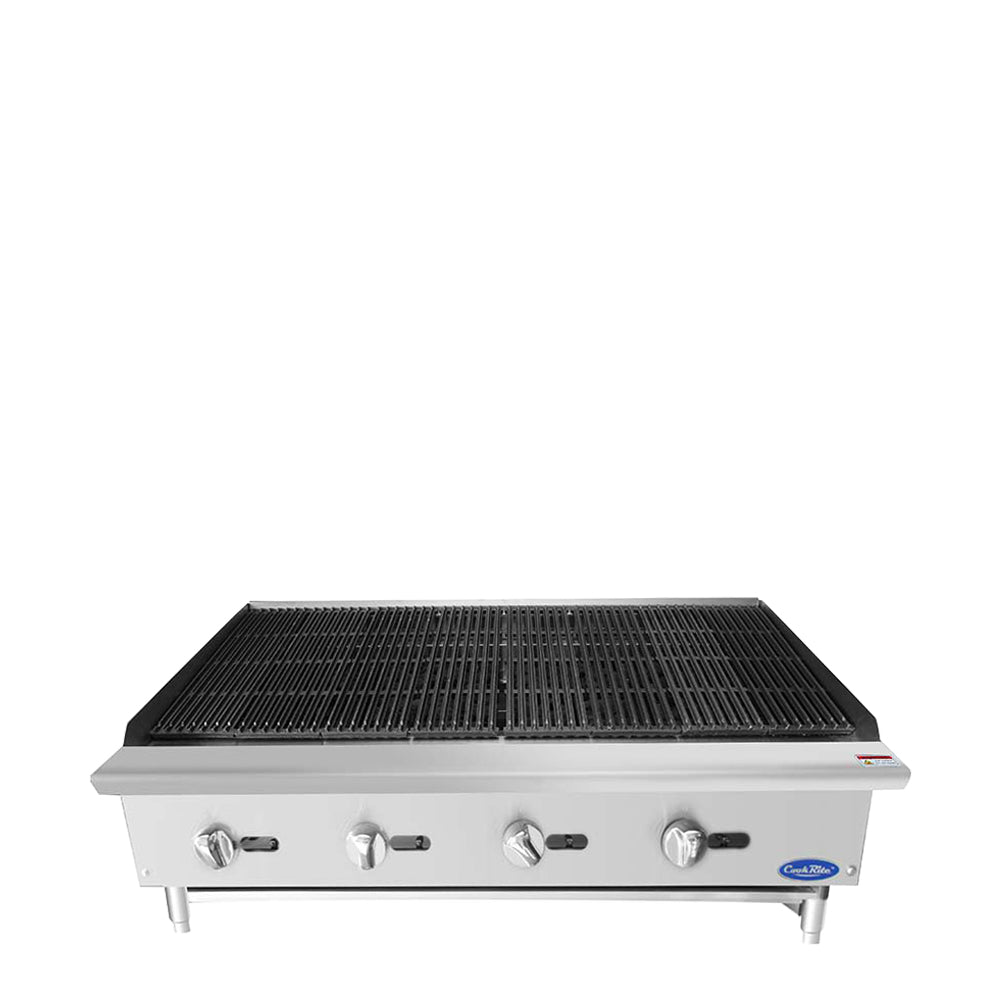 ATOSA ATCB - 48, 48 Inch (121.92 cm) Char - rock Broiler with Total 140,000 BTU