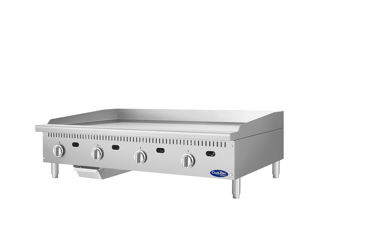 ATG-3624-CAtosa ATG-3624-C 36" Chrome Countertop Thermostatic Griddle, 24" Cooking surface