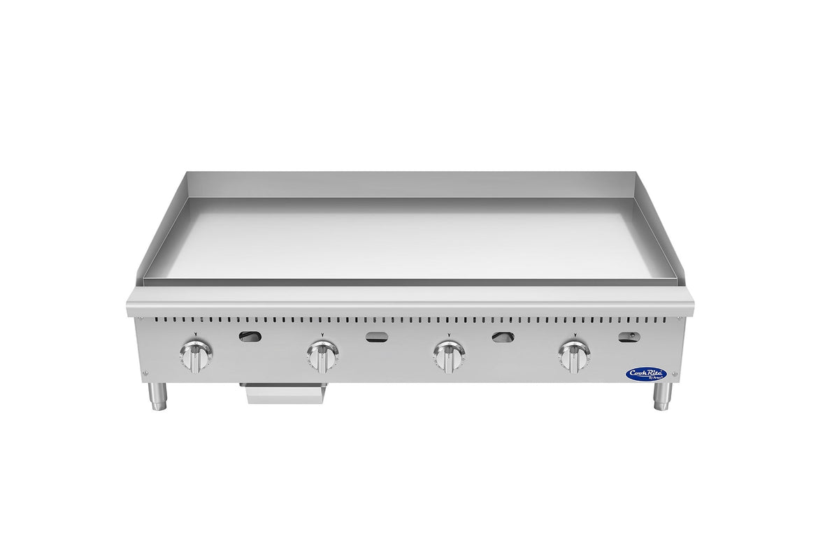 ATG-3624-CAtosa ATG-3624-C 36" Chrome Countertop Thermostatic Griddle, 24" Cooking surface