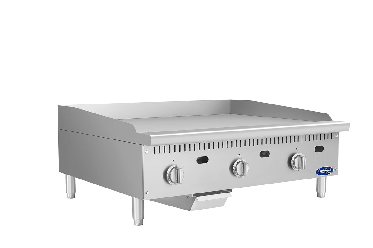ATG-3624-SAtosa ATG-3624-S 36" Countertop Thermostatic Gas Griddle, 24" Cooking surface